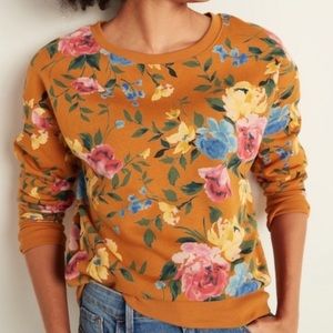 BNWT- Floral Crew Neck